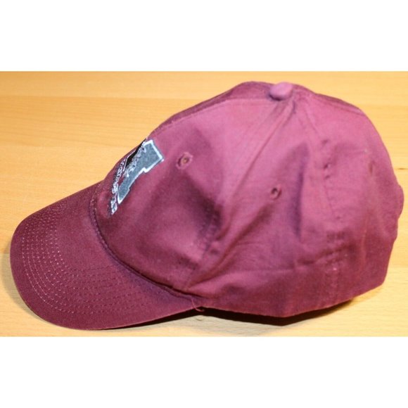 McMaster Dragon Boat Club Snapback Hat Cap Mens OS One Size Adjustable Burgundy - Picture 2 of 8